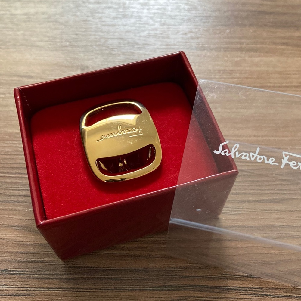Ferragamo Scarf ring